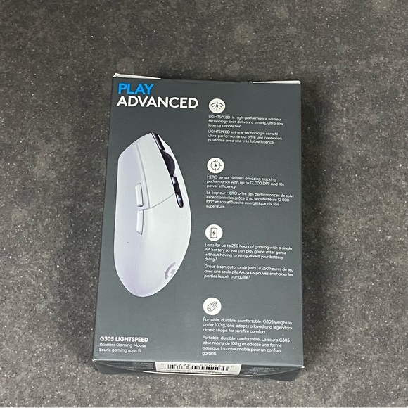 Logitech - G305 12000 DPI Wireless Optical Gaming Mouse (White) BNIB - Picture 4 of 6